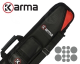 Karma Bara 4x8 kulečníkové pouzdro - černá / červená