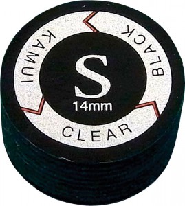 14mm Soft Kamui Clear Black vrstvená nalepovací kůže