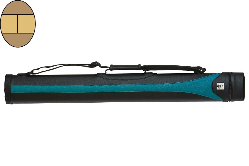 Pouzdro na tágo Classic Style SY- 3 - obal černý/modrý 2/2- 85 cm