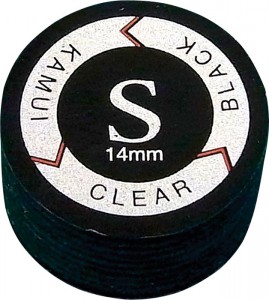 13mm Soft Kamui Clear Black vrstvená nalepovací kůže