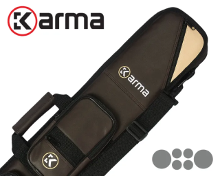 Karma Bara 2x4 kulečníkové pouzdro - hnědá / béžová