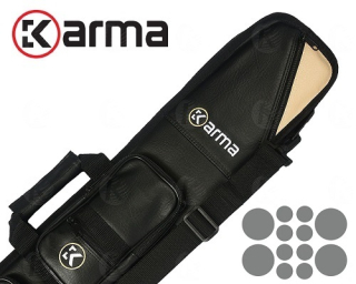 Karma Bara 4x8 kulečníkové pouzdro - černá / béžová