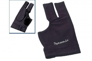 Rukavice Dynamic Deluxe 2, na 3 prsty, otevřená, černá, suchý zip